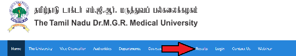 Dr MGR Medical University Result 2025